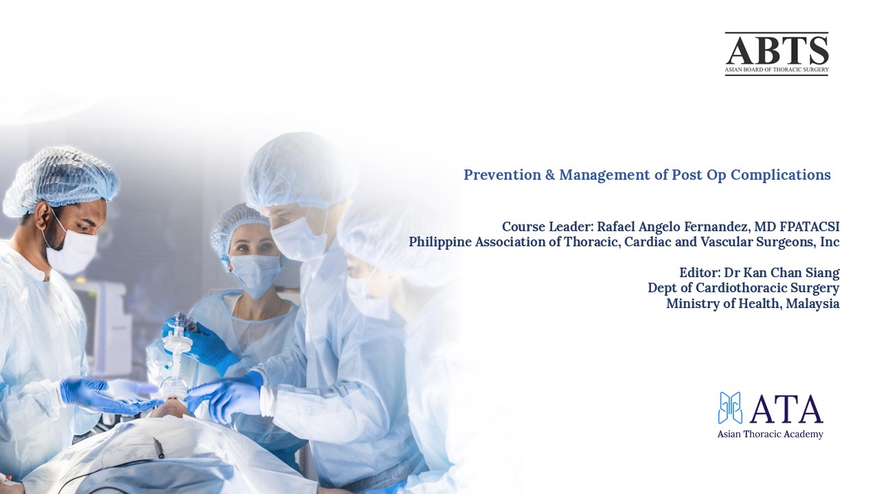 ABTS Prevention & Management of Post Op Complications ABTS052025V1