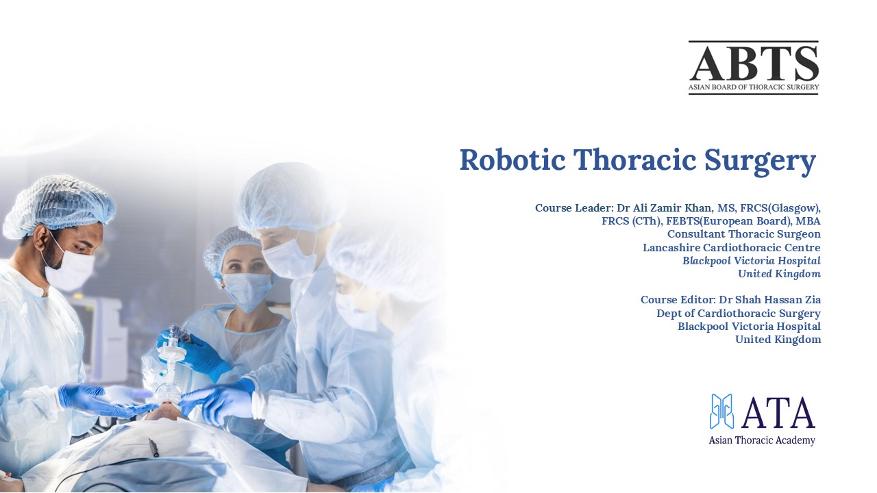 ABTS Robotic Thoracic Surgery  ABTS352025V1